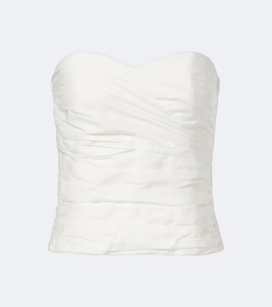Opulence Draped Cotton Corset