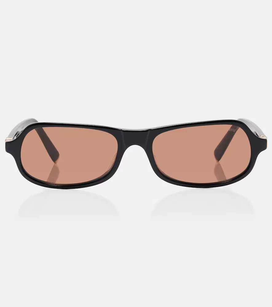 Logo Rectangular Sunglasses