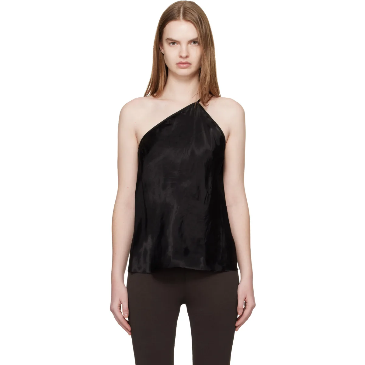 Temple One Shoulder Slip Top