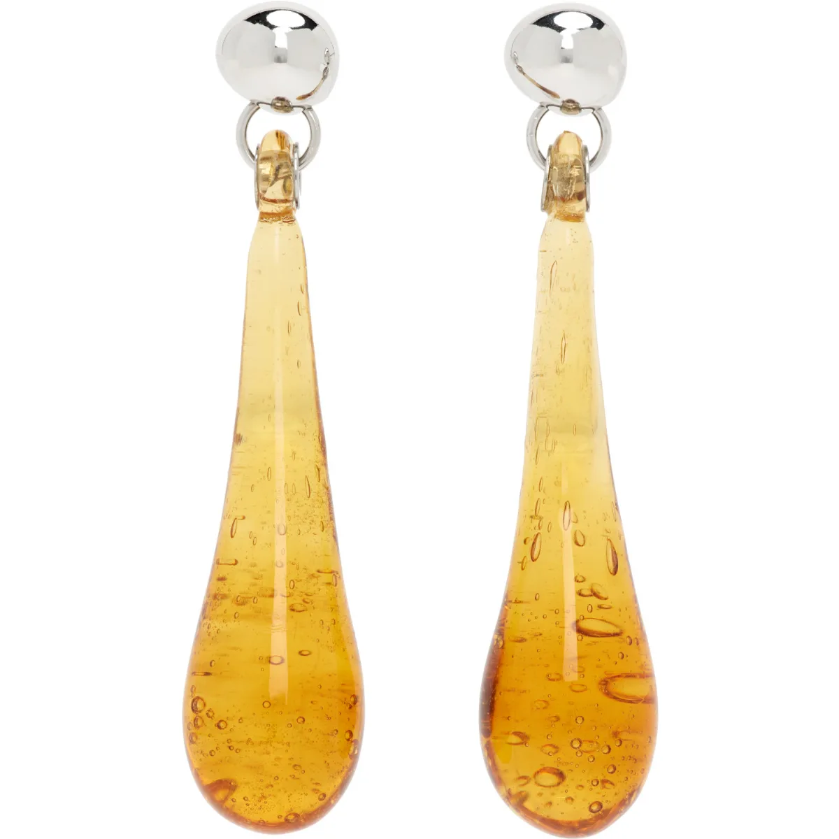 Glass Rocks Drop Earrings
