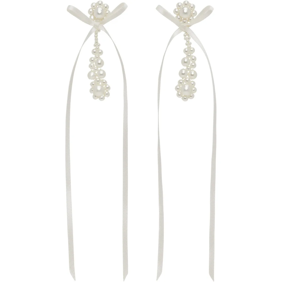 Victorian Drip Bow Earrings