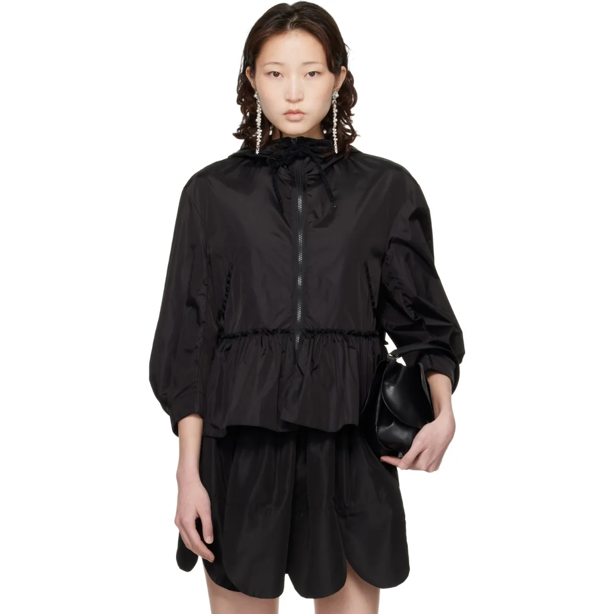 Ruffle Frill Peplum Jacket