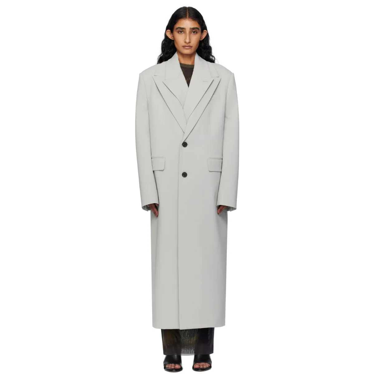 Double Layer Body Detail Coat