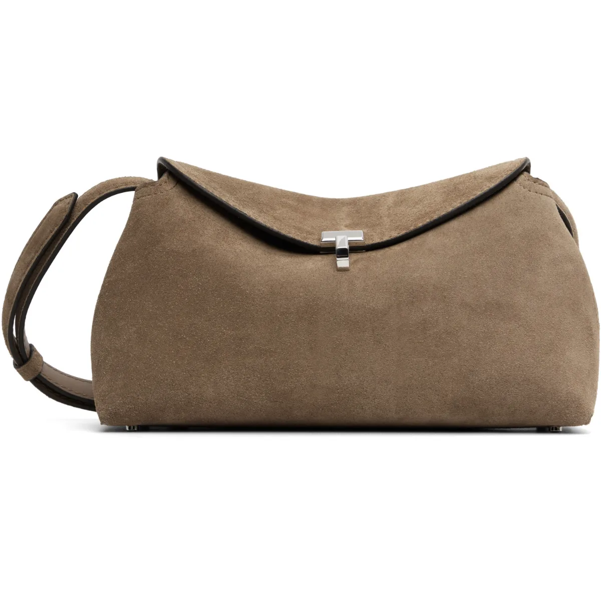 T-Lock Suede Clutch