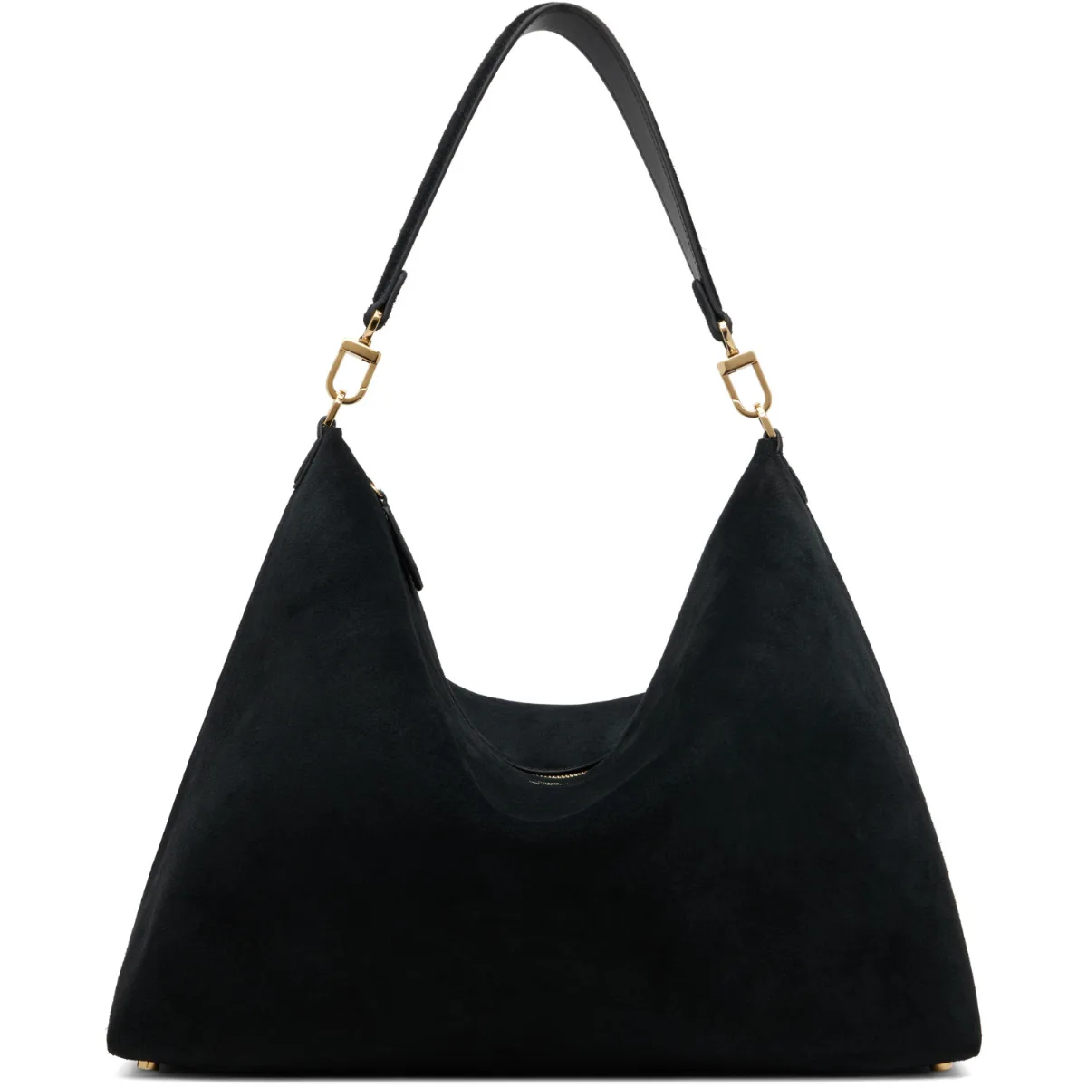 Medium Bevel Suede Bag