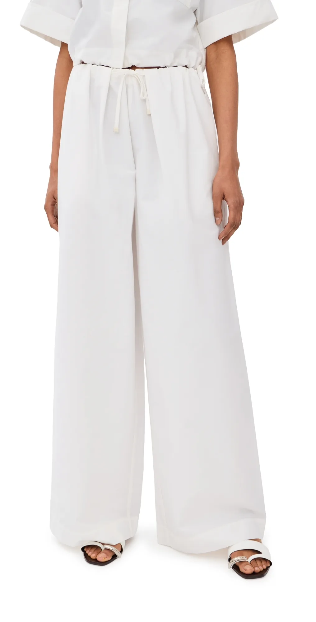 Rhea Cotton Wide Leg Pants