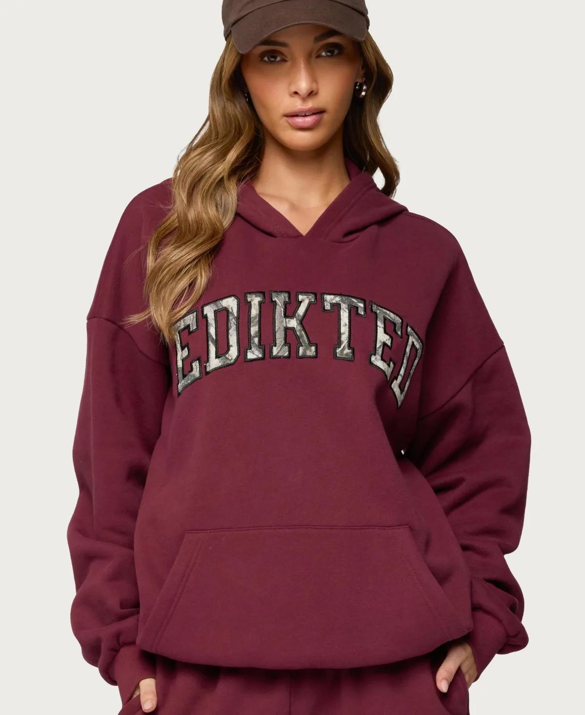 Camo Crush Oversized Hoodie