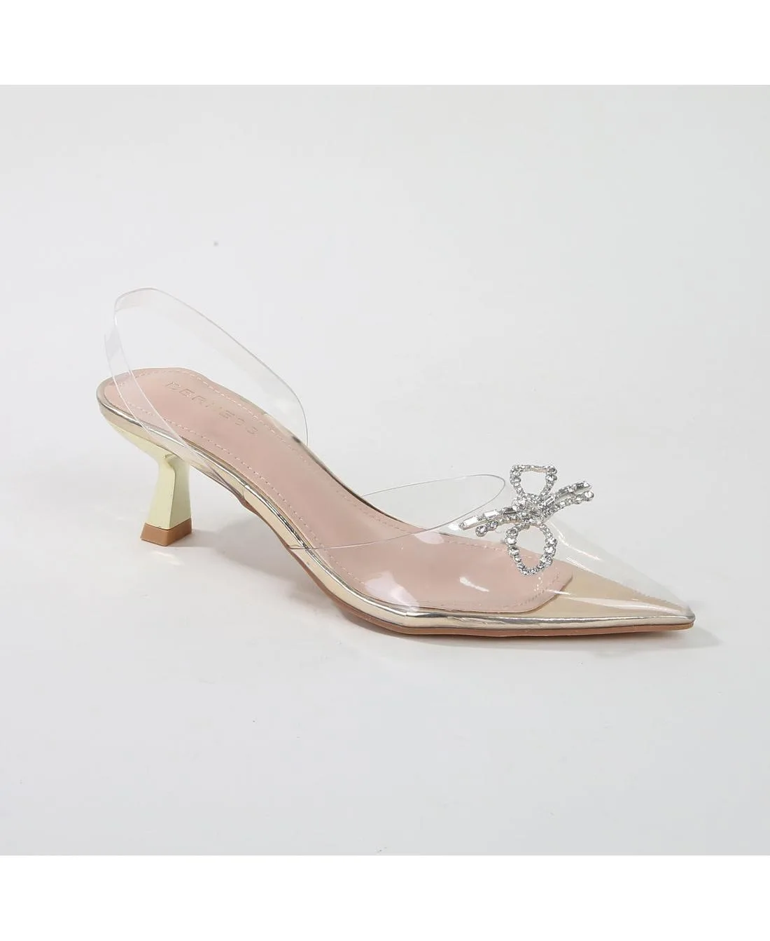 Nana Clear Vinyl Slingbacks