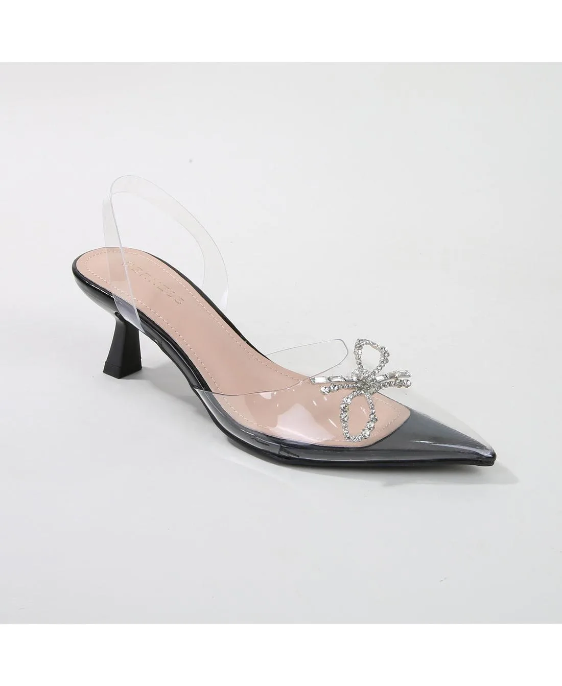 Nana Clear Vinyl Slingbacks