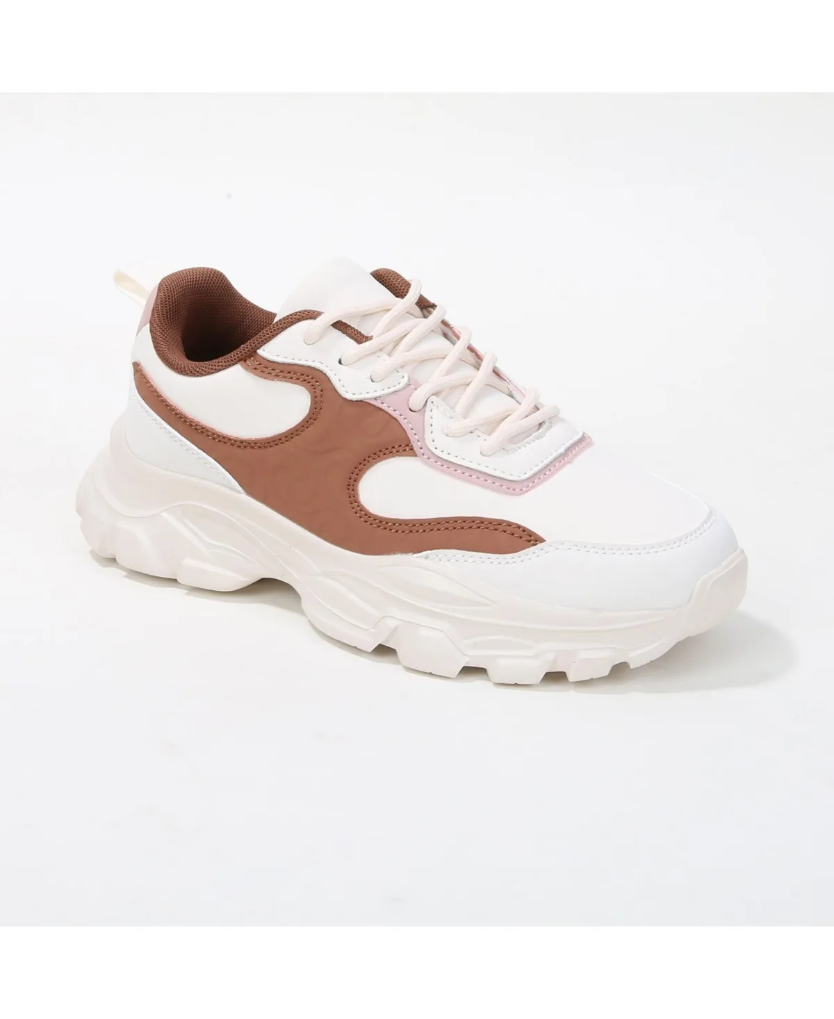 Lidia Mixed Material Sneakers by Berness
