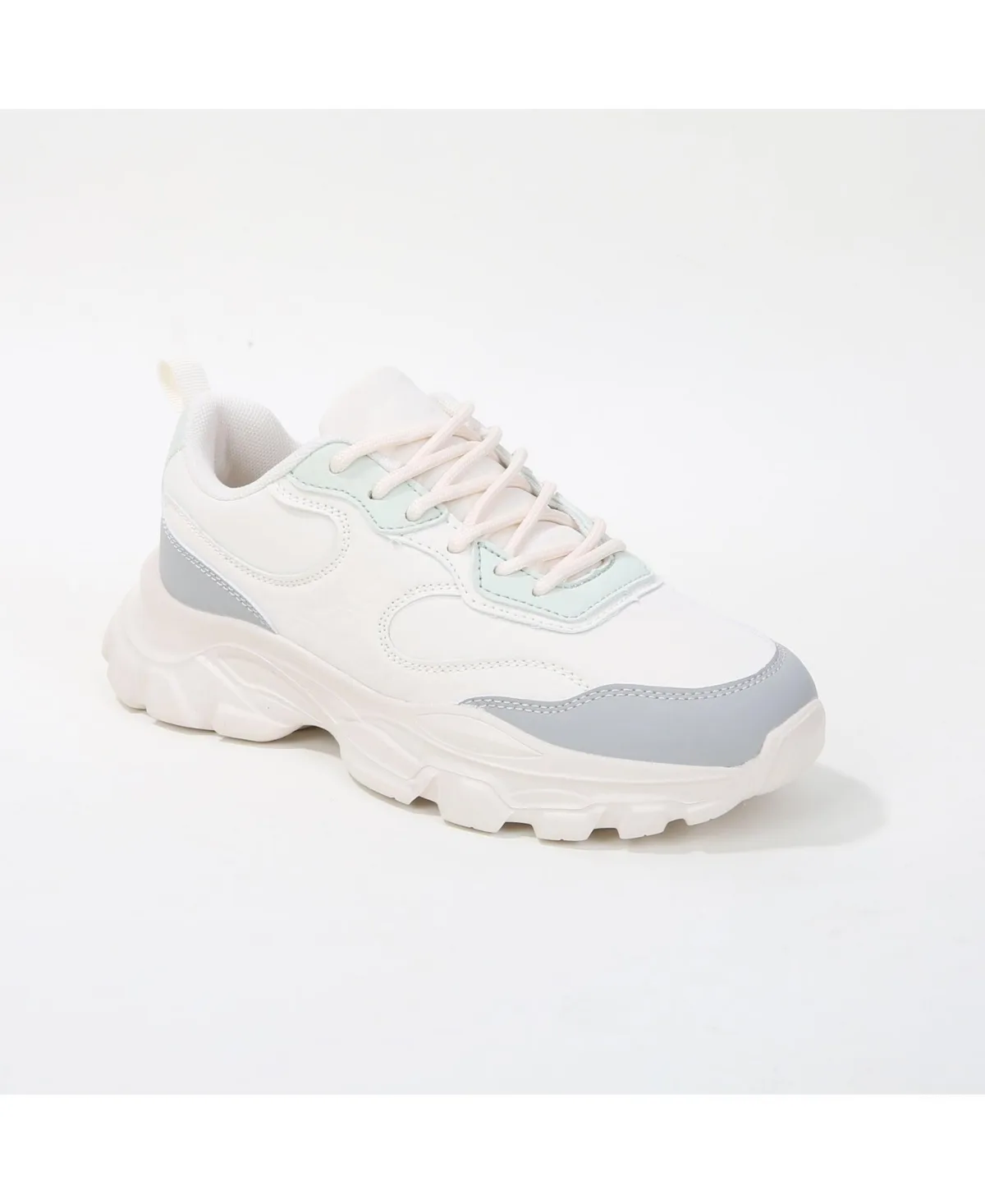 Lidia Mixed Material Sneakers