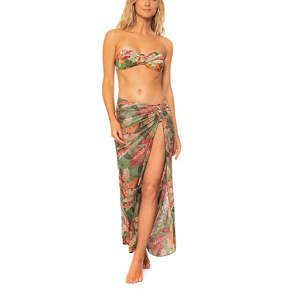 Side Slit Long Skirt Cover-Up