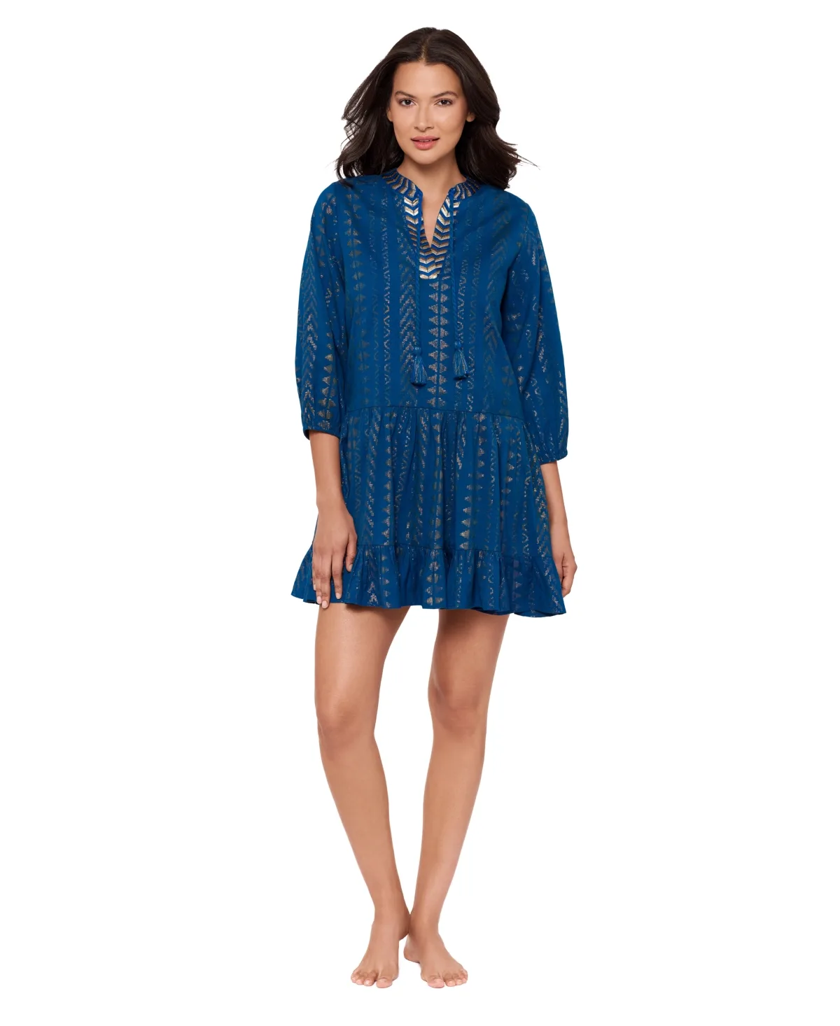 Cover-Up V-Neck Beach Dress
