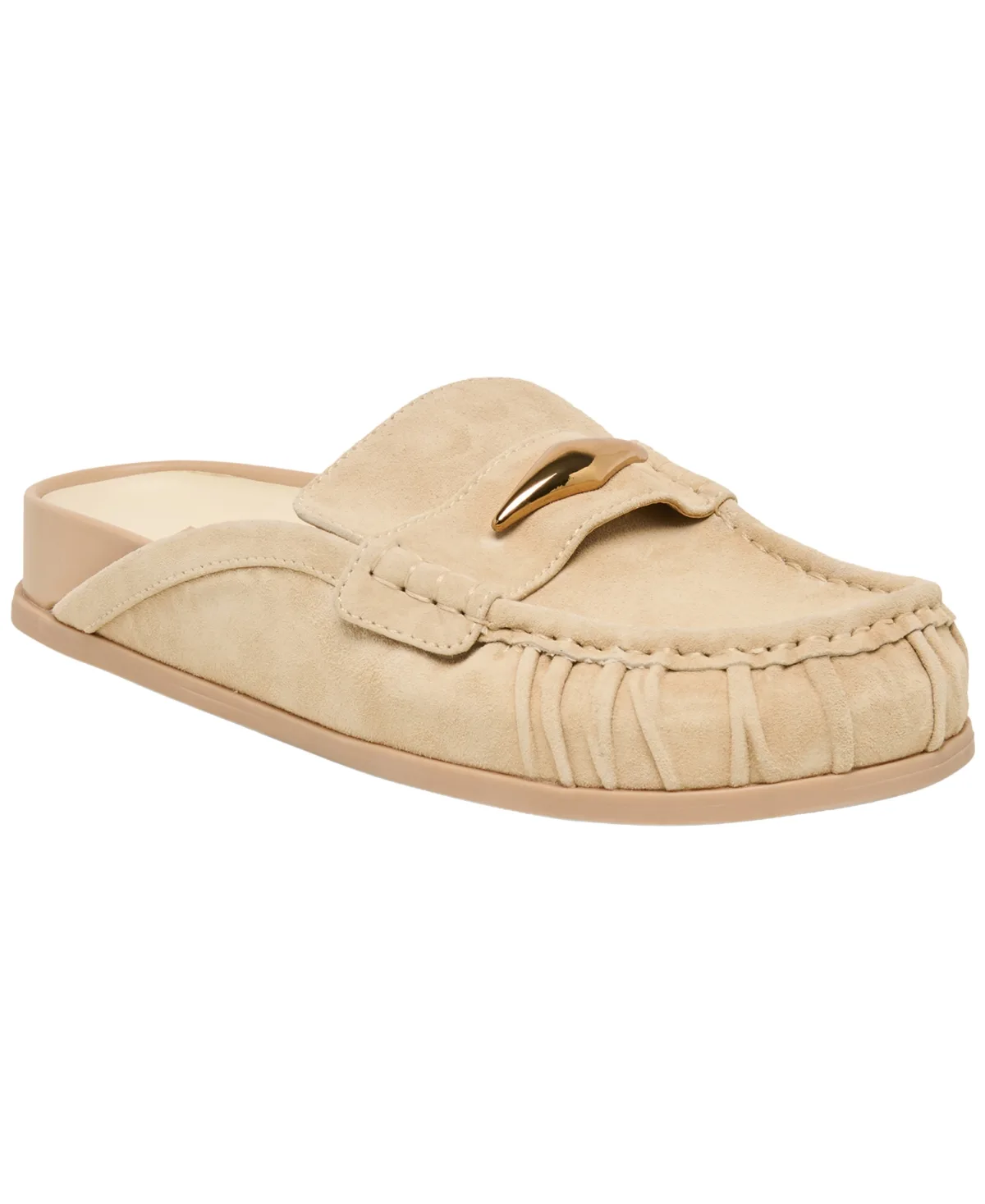 Jordero Buckle Tailored Flat Mules