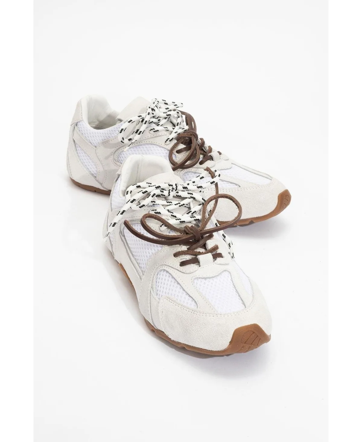 Selena Suede Leather Sneakers