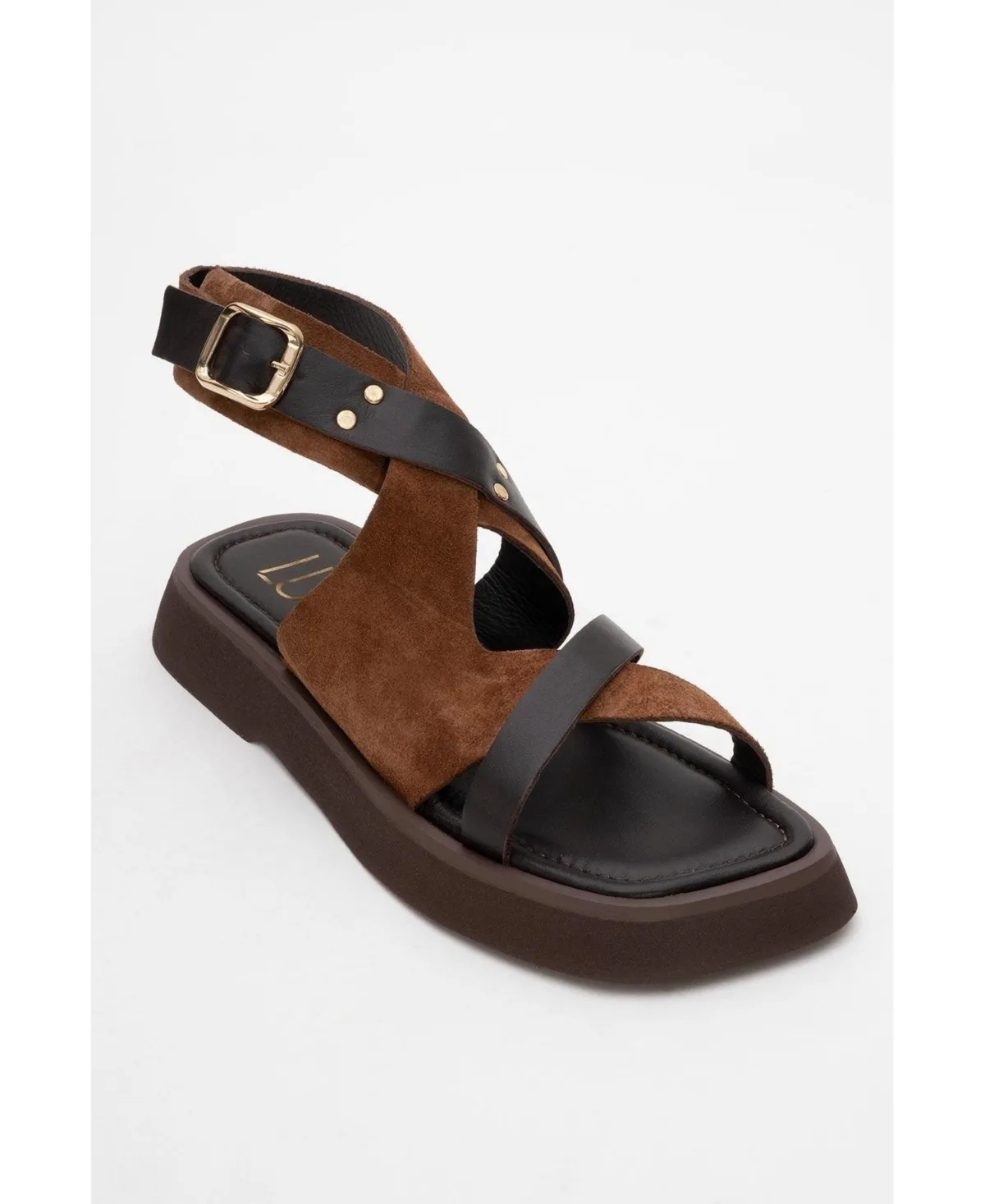 Minnea Suede Leather Sandal