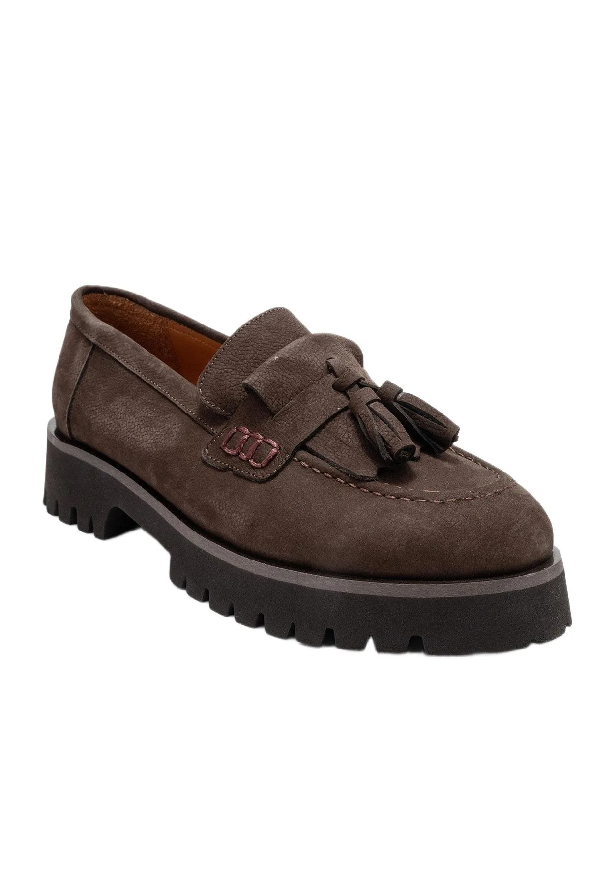Poen Leather Tassel Loafer