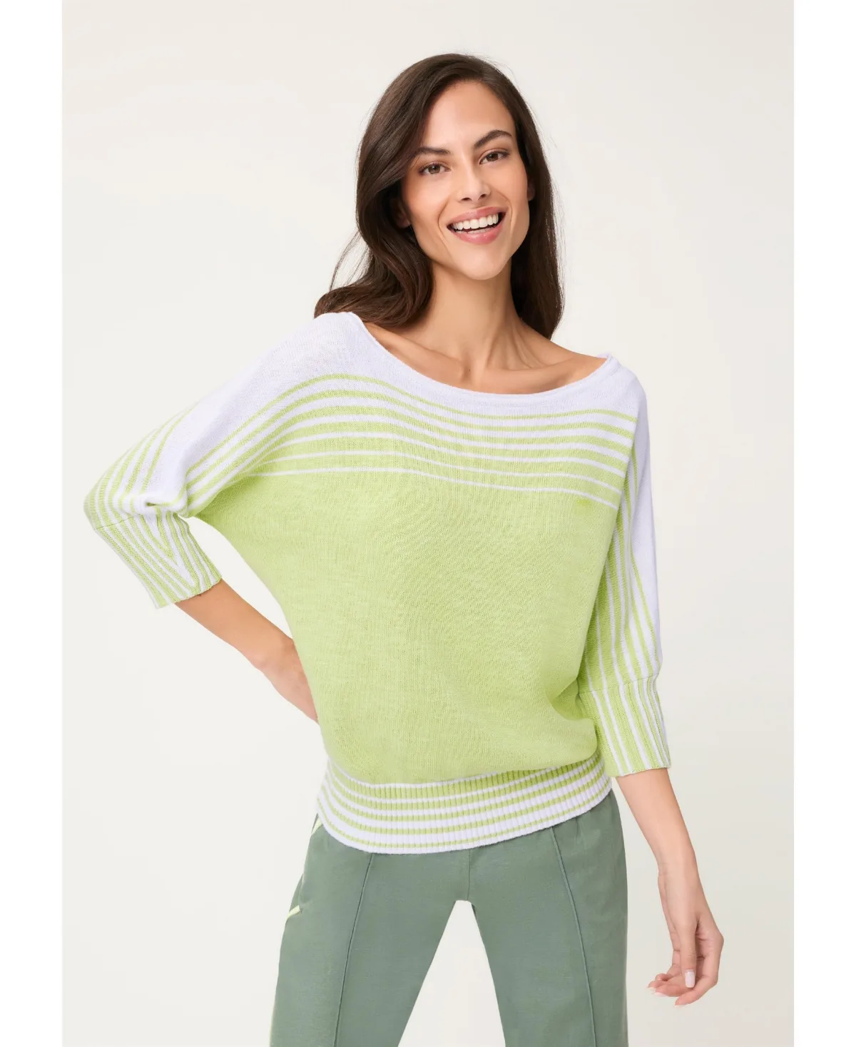 Stripe Sweater by Olsen