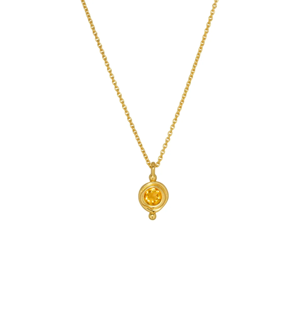 Birthstone Pendant Necklace by Ottoman Hands