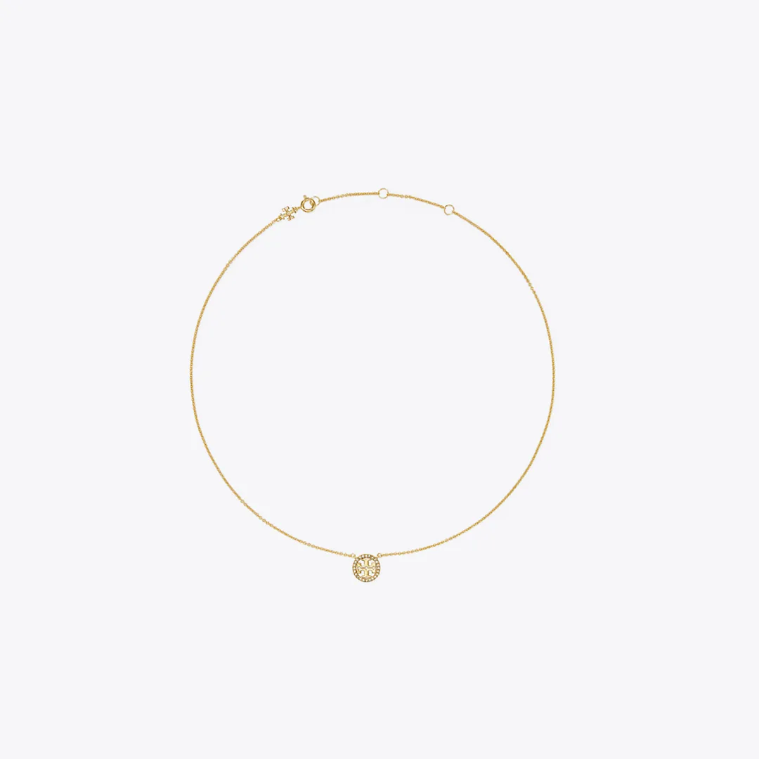 Icon Pavé Pendant Necklace