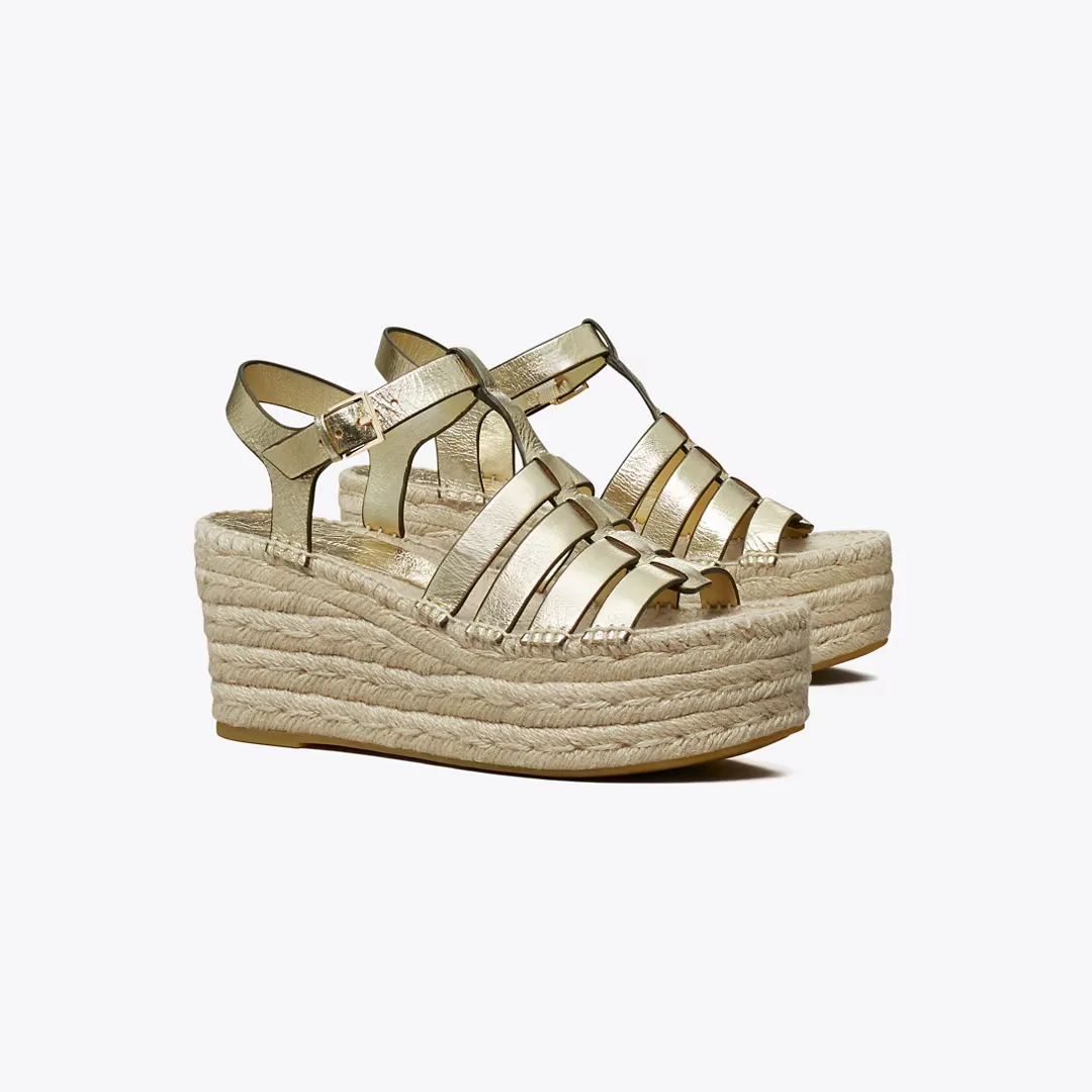 Fisherman Espadrille Wedge by Tory Burch