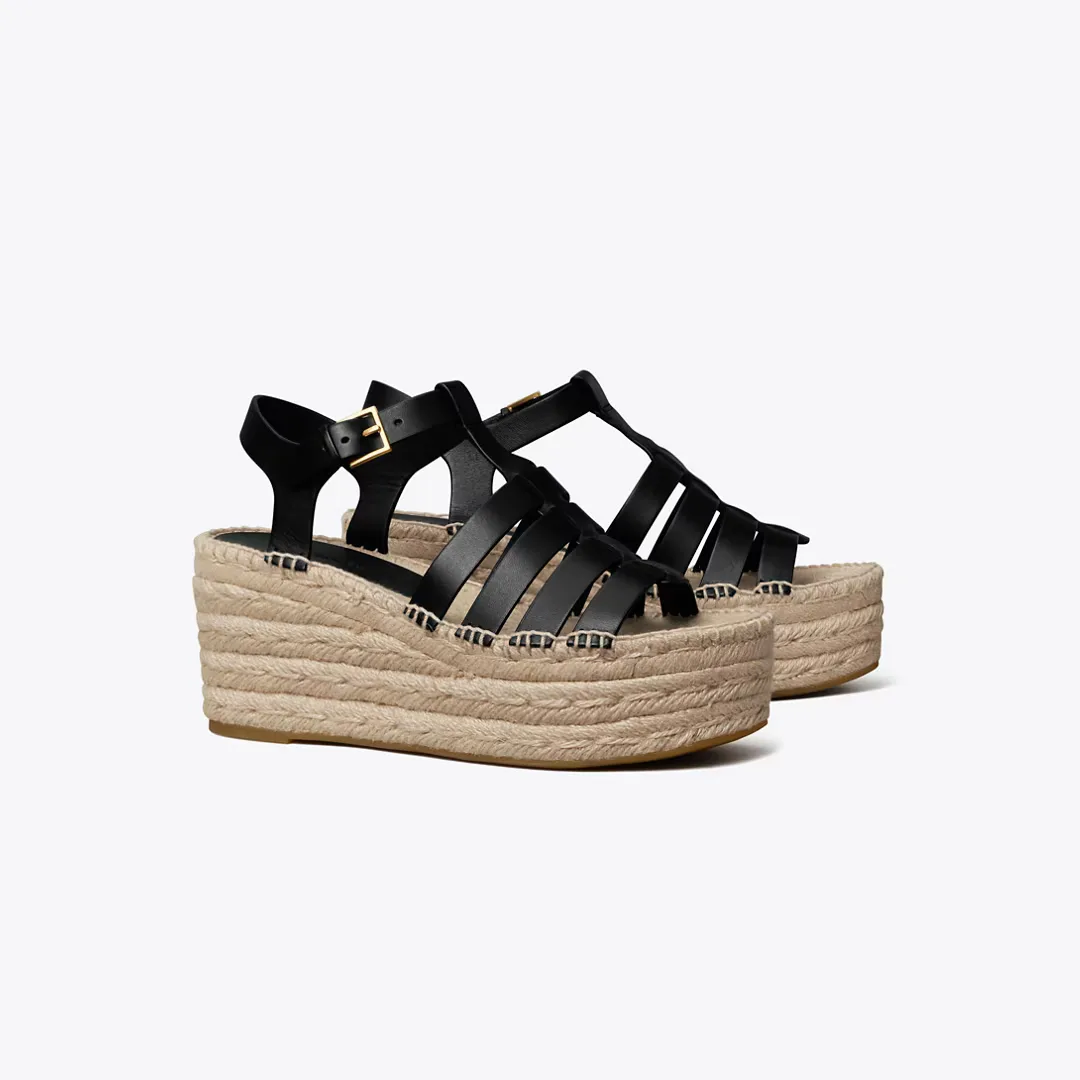 Fisherman Espadrille Wedge