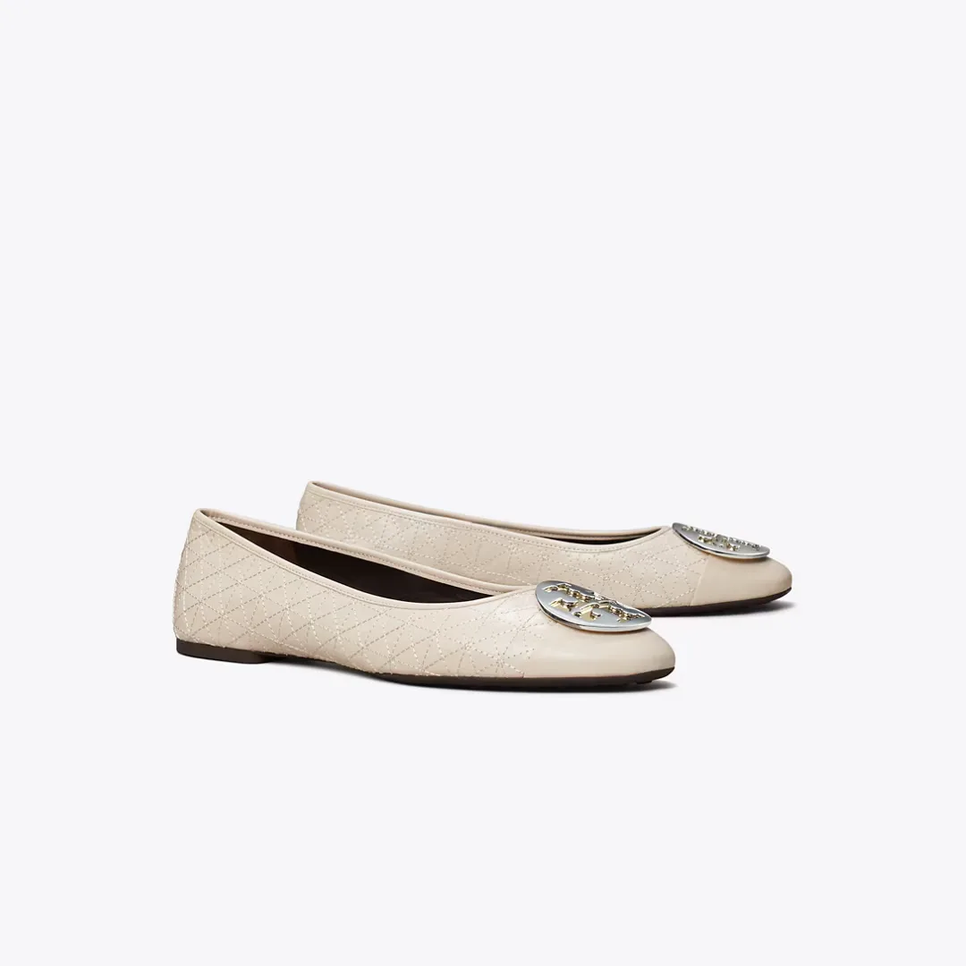 Claire Cap-Toe Quilted Ballet