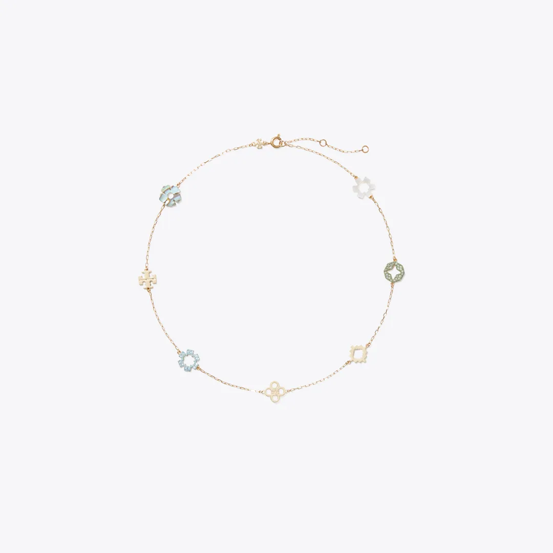 Forget Me Not Pavé Necklace