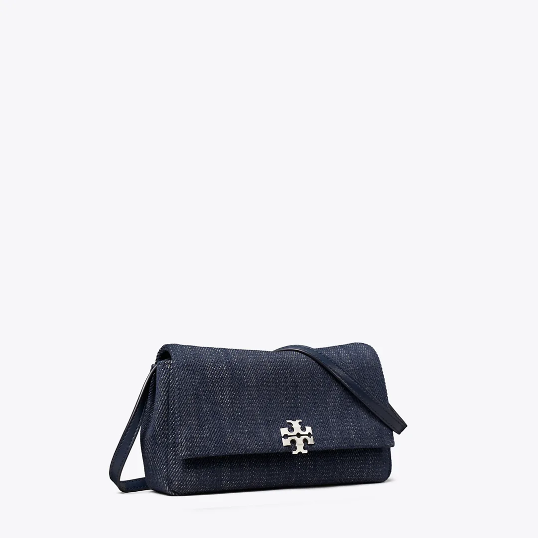 Charlie Denim Wallet Crossbody