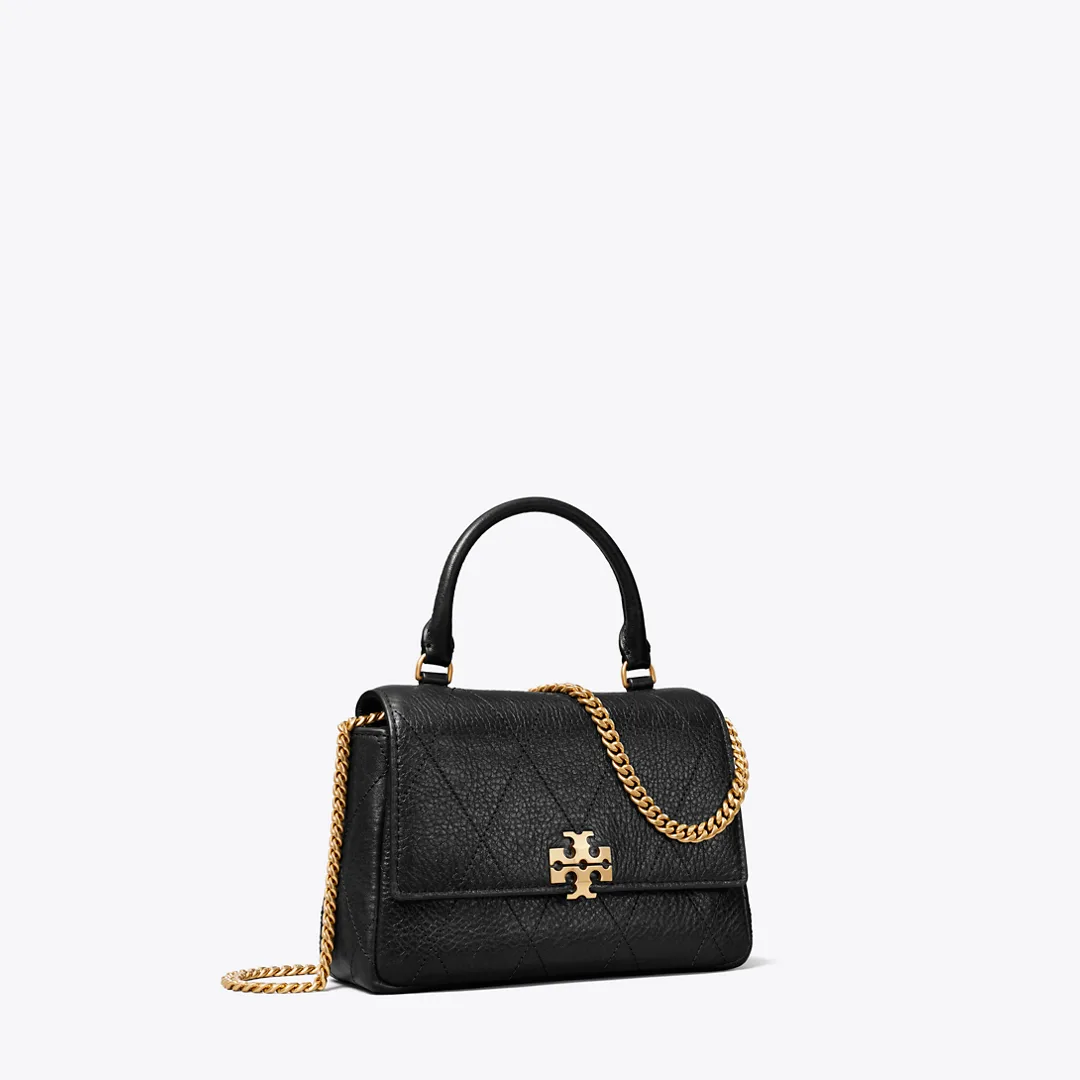 Mini Charlie Quilted Top-Handle Crossbody