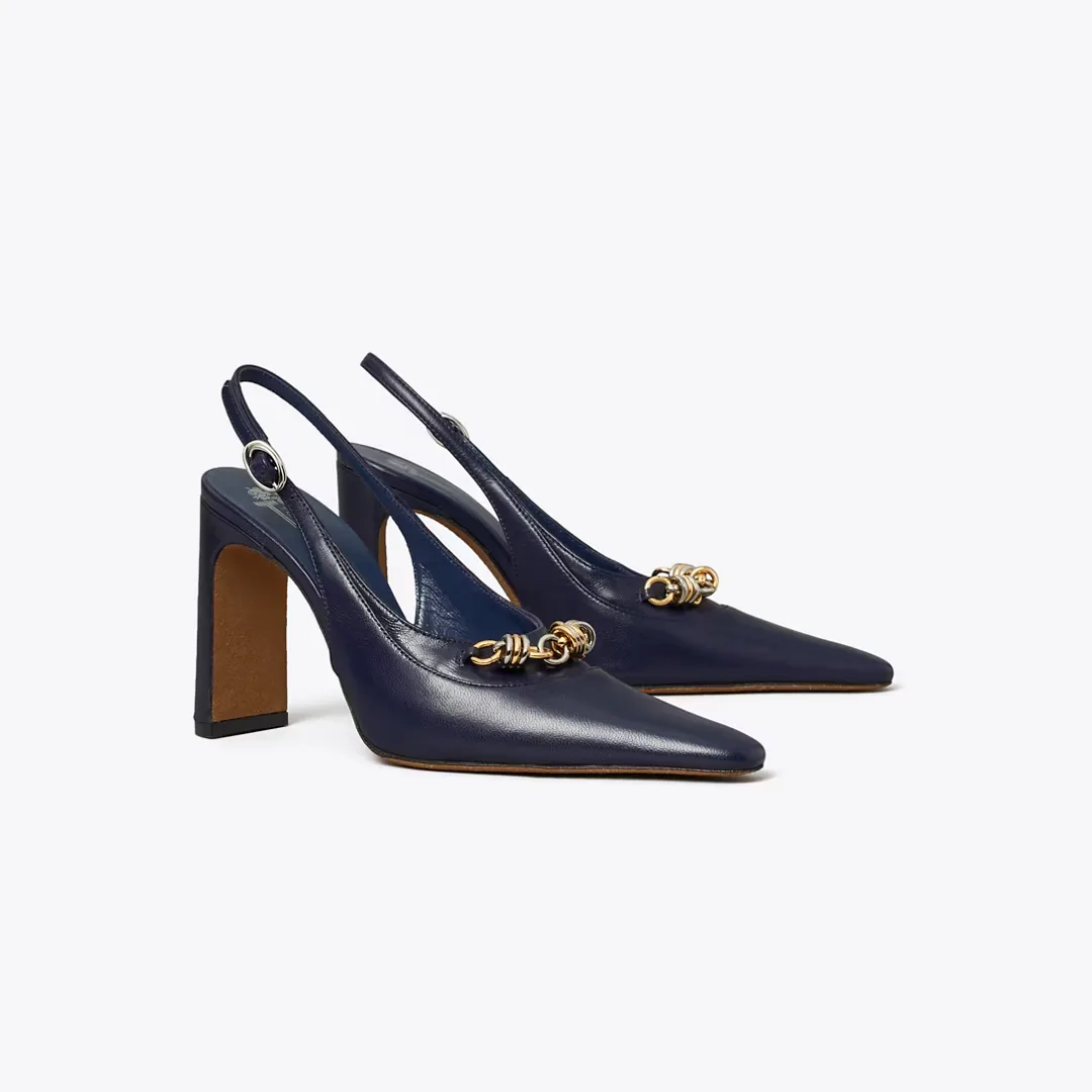 Runway Chain Slingback