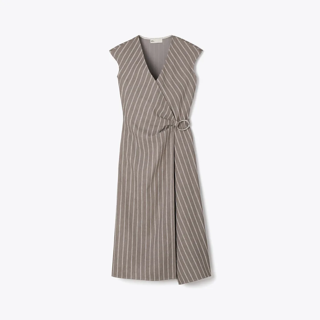 Cotton Wrap Dress