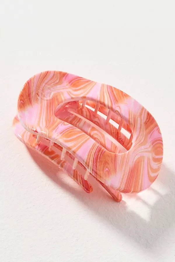 Flat Round Claw Hair Clip