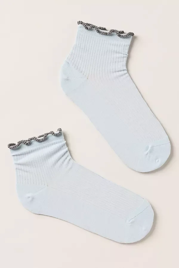 Indie Ruffle Cuff Socks