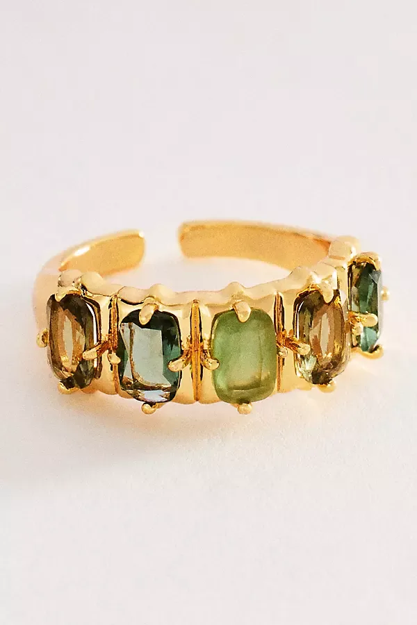 Crystal Baguette Ring