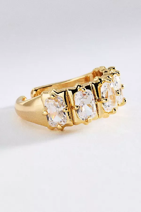 Crystal Baguette Ring