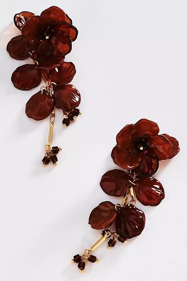 Floral Drop Earrings