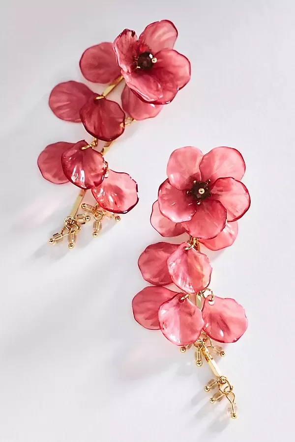 Floral Drop Earrings