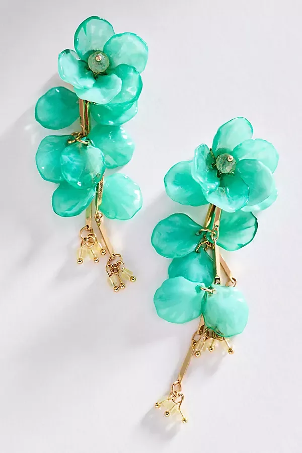 Floral Drop Earrings