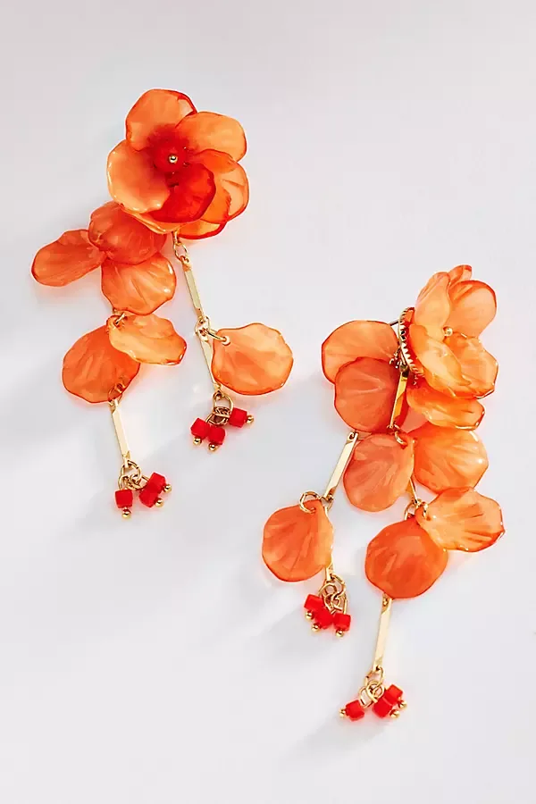 Floral Drop Earrings