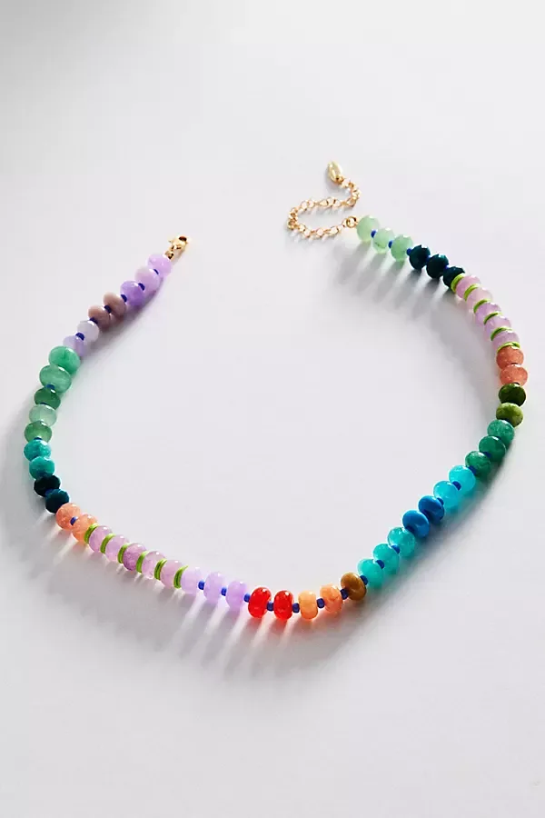 Rainbow Stone Necklace