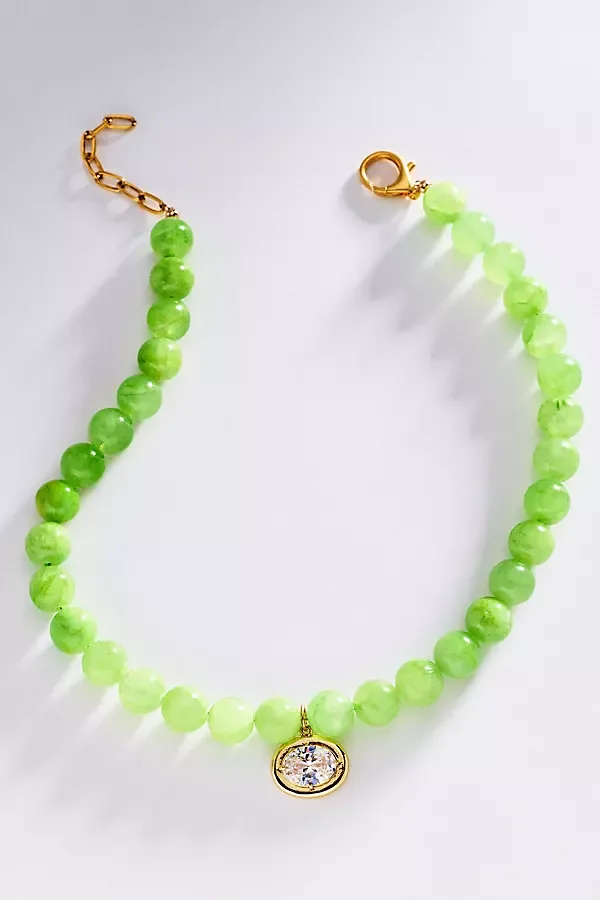 Naples Charm Beaded Necklace