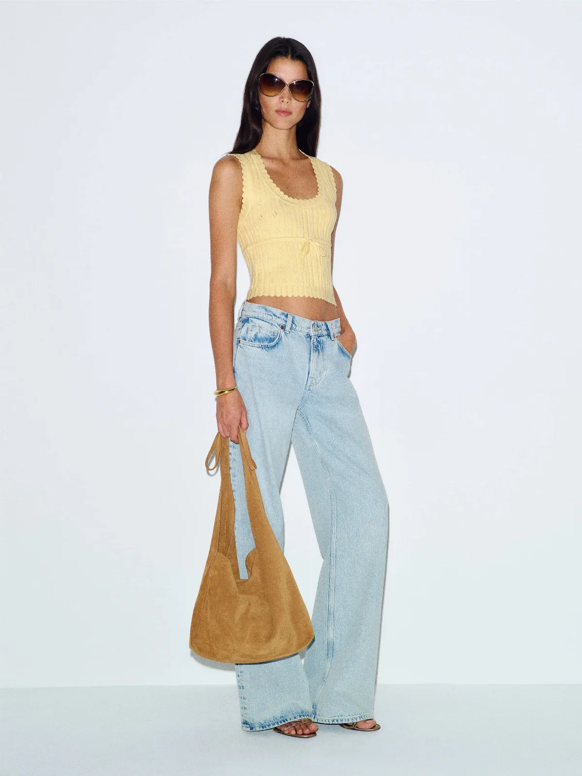 Erin Cotton Sweater Tank Top