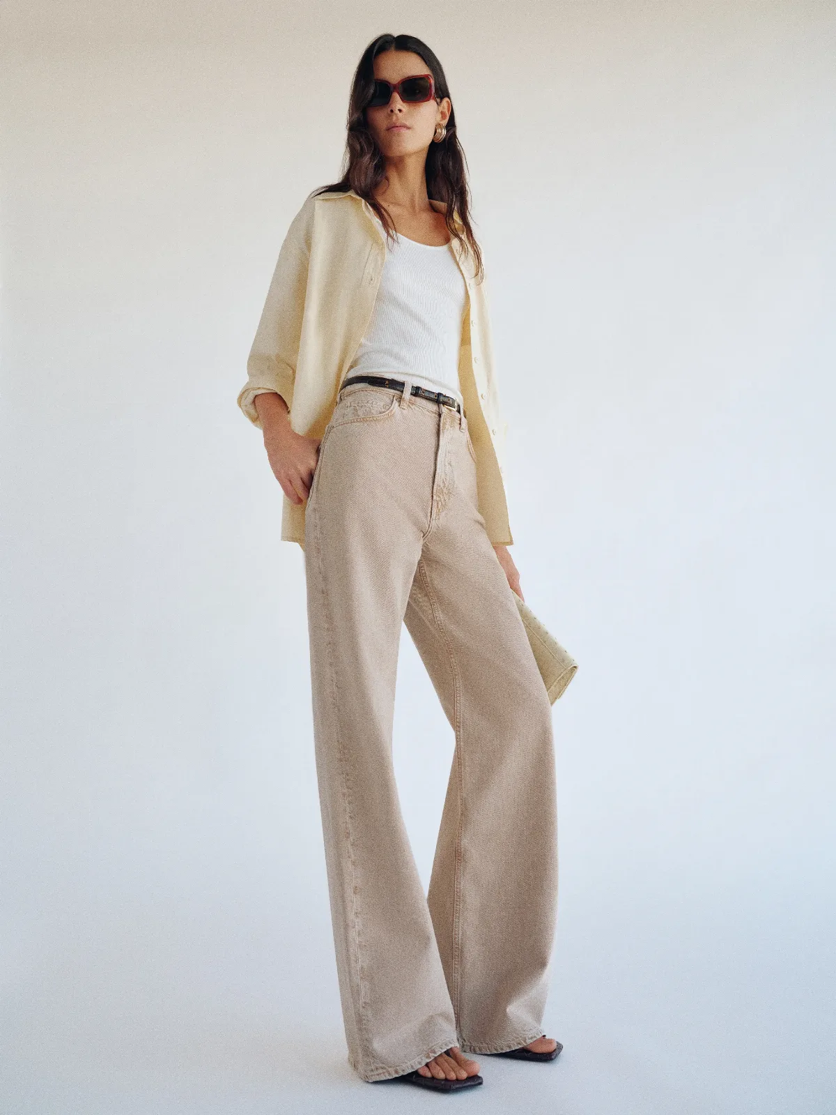 Cary High Rise Slouchy Wide Leg Jeans