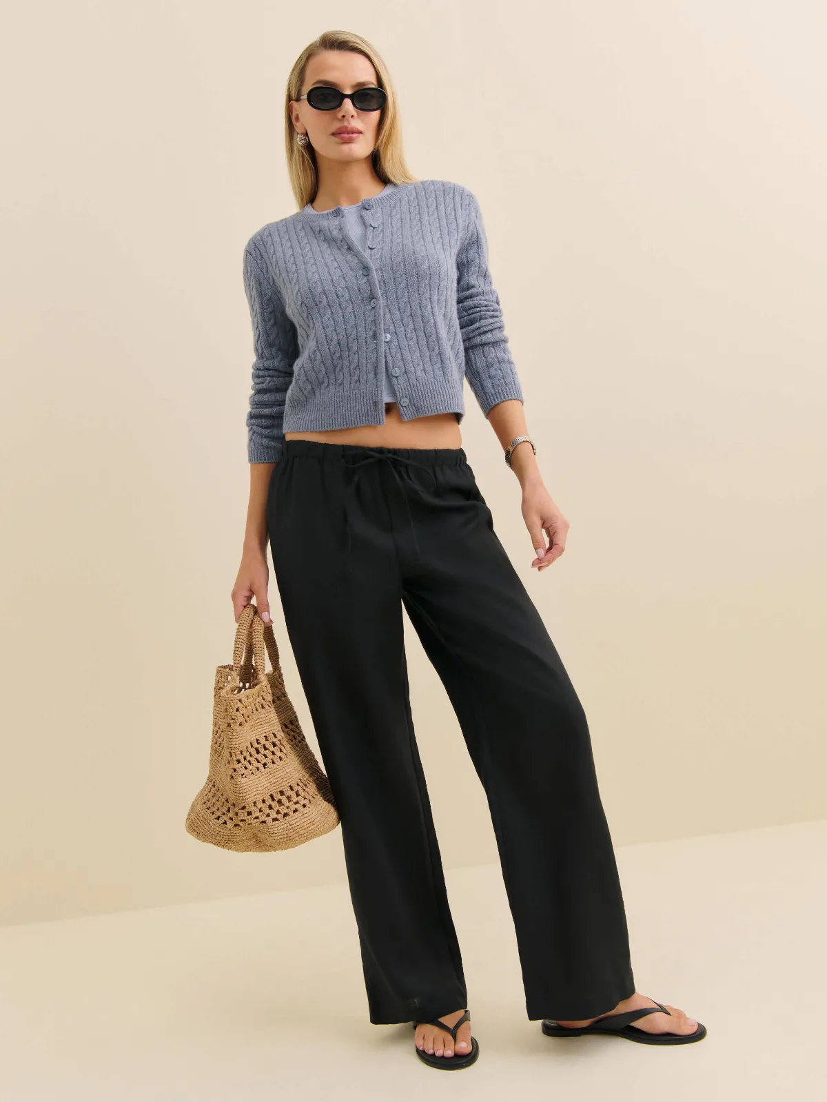 Olina Linen Short Pant by Reformation