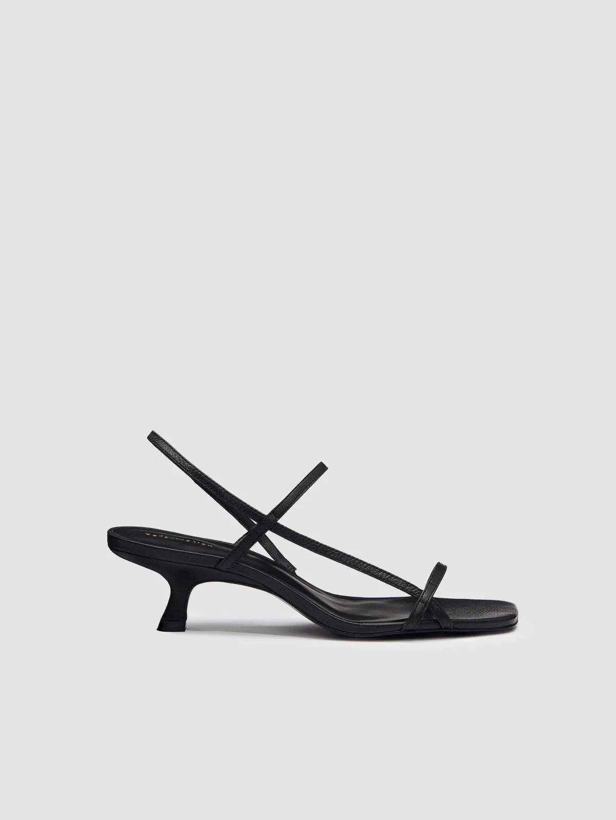Serenity Bare Sandal Black Leather