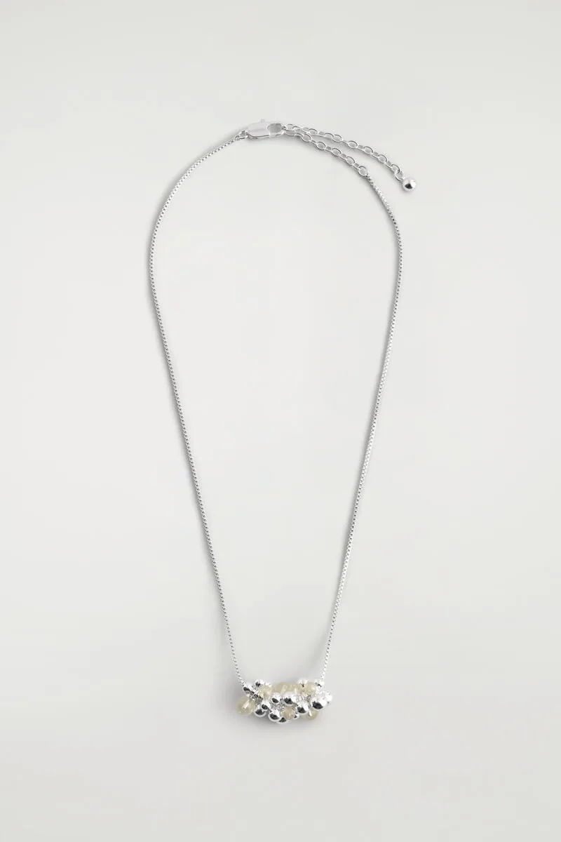 Clustered Beaded Necklace by COS