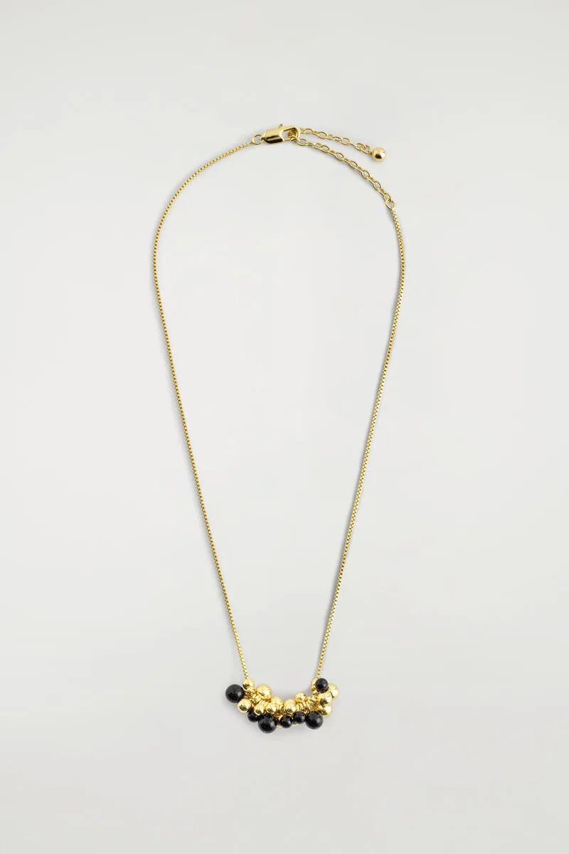 Clustered Beaded Necklace