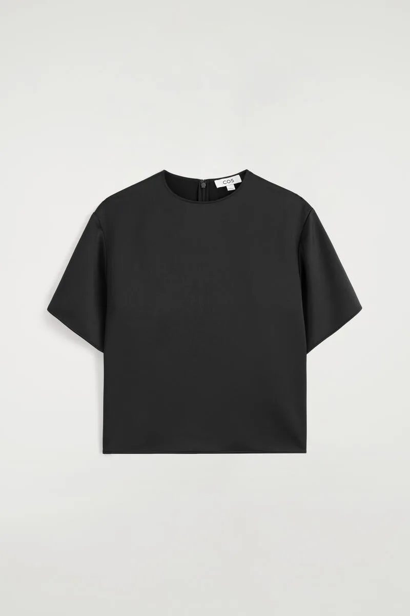 Oversized Satin T-Shirt