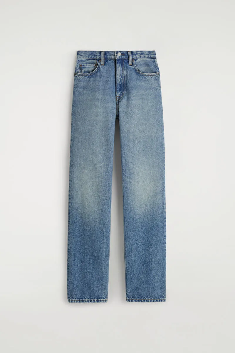 Chord Straight-Leg Jeans